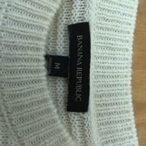Banana Republic cream color sweater.